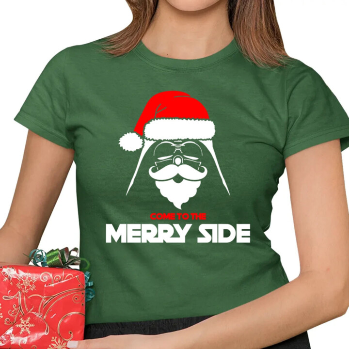 Come to the merry side  - dámské tričko s potiskem