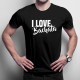 I love bachata - pánské tričko s potiskem