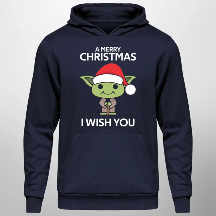 A merry christmas I wish you - pánská mikina s potiskem