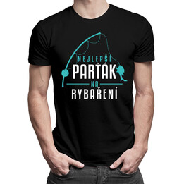 Nejlepší parťák na rybaření - pánská trička  s potiskem
