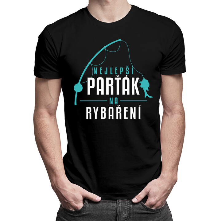 Nejlepší parťák na rybaření - pánská trička  s potiskem