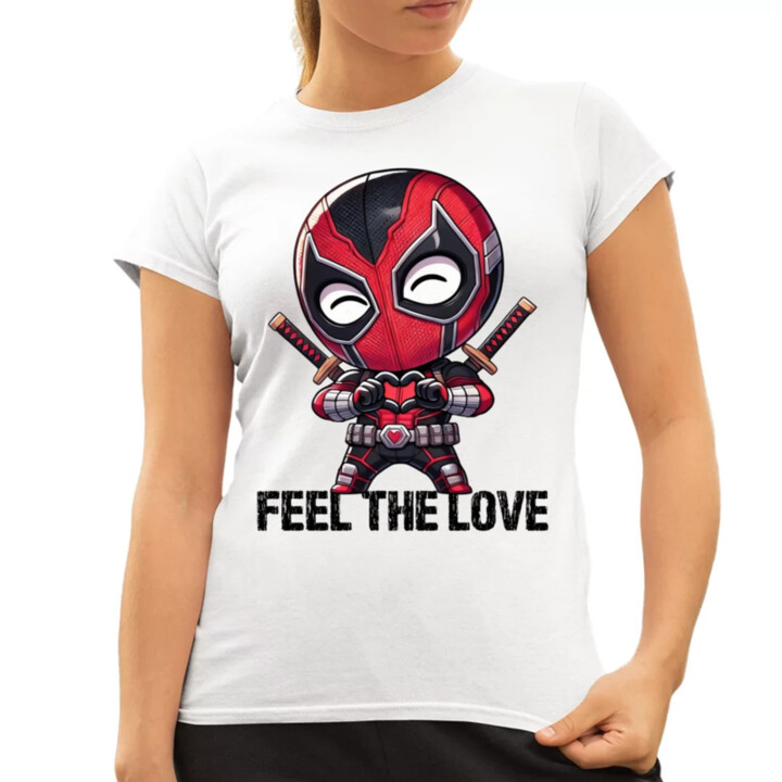Feel the love  - dámské tričko s potiskem
