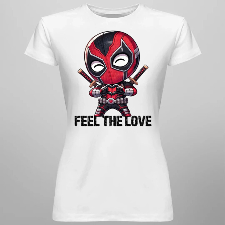 Feel the love  - dámské tričko s potiskem