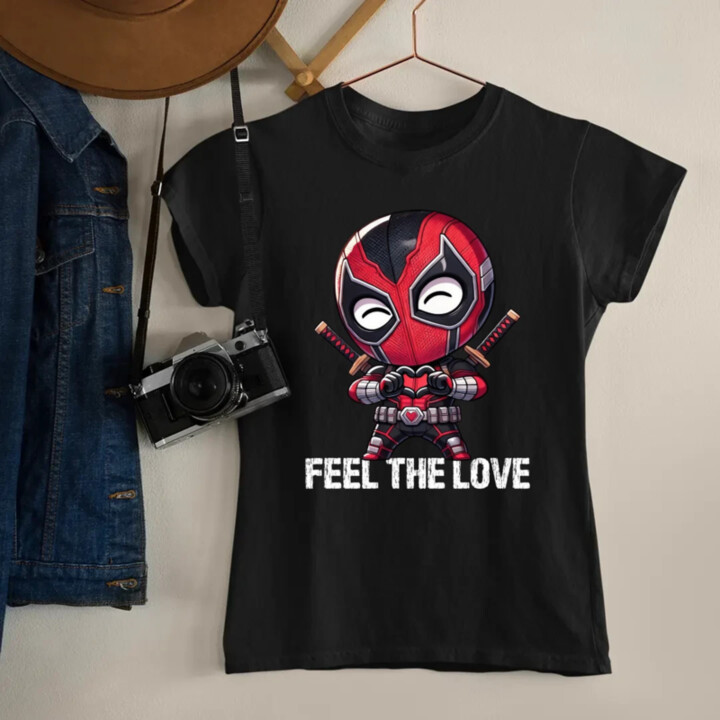 Feel the love  - dámské tričko s potiskem