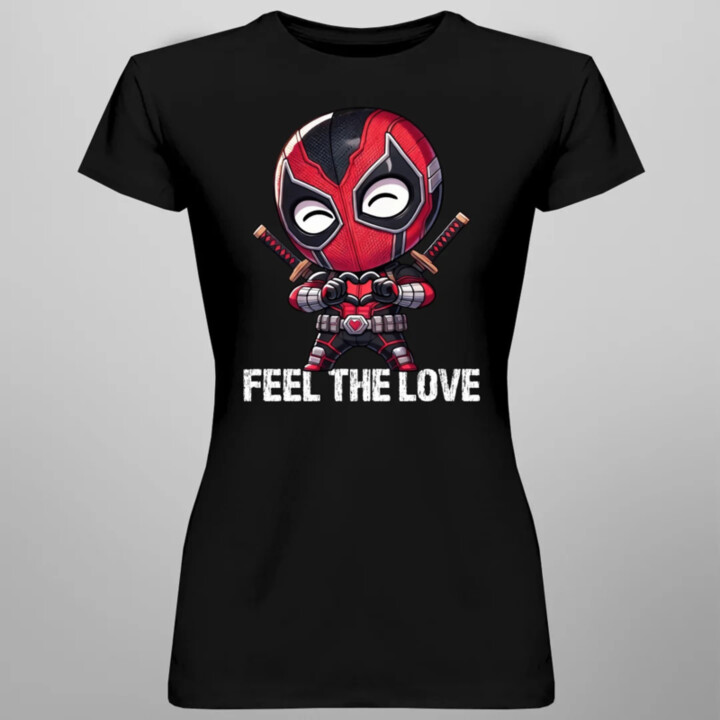 Feel the love  - dámské tričko s potiskem