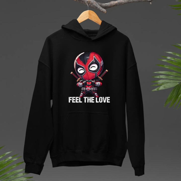 Feel the love - pánská mikina s potiskem
