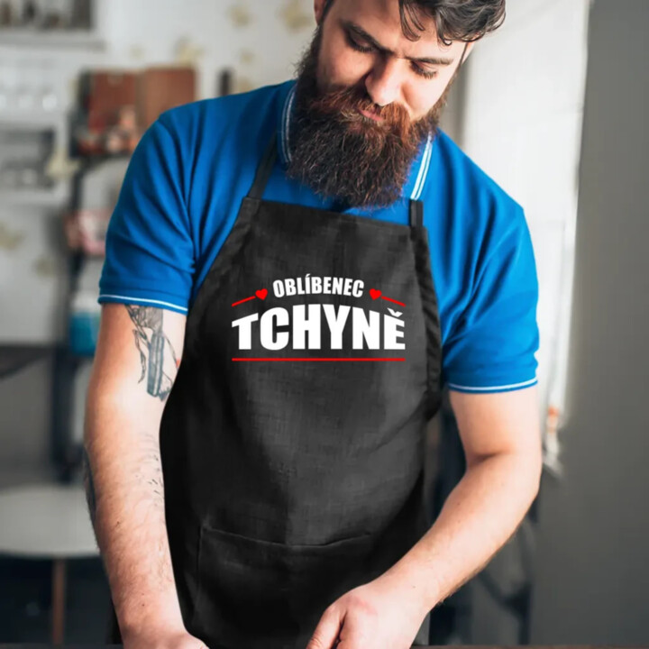 Oblíbenec tchyně         - zástěra s potiskem