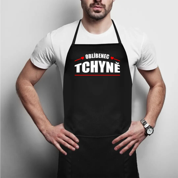 Oblíbenec tchyně         - zástěra s potiskem