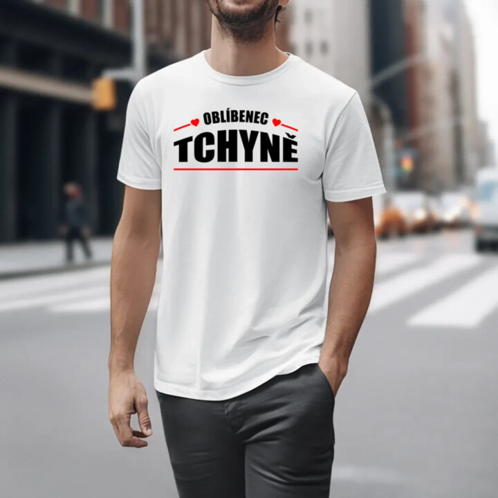 Oblíbenec tchyně         - pánské tričko s potiskem