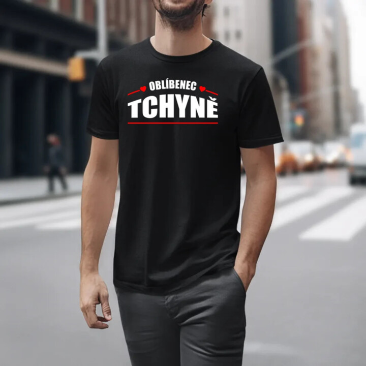 Oblíbenec tchyně         - pánské tričko s potiskem