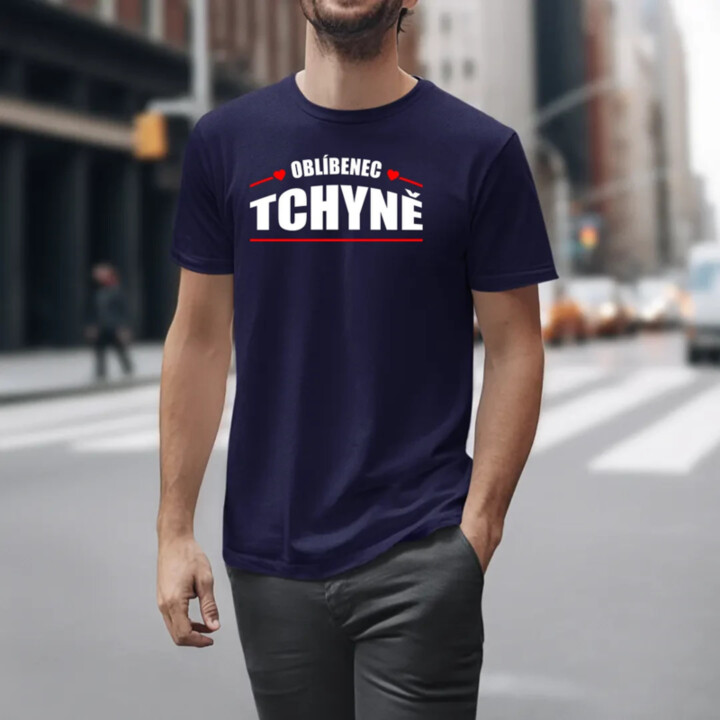 Oblíbenec tchyně         - pánské tričko s potiskem
