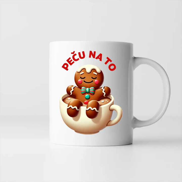 Peču na to - hrnek s potiskem