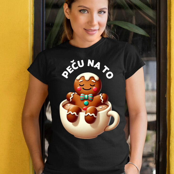 Peču na to  - dámské tričko s potiskem