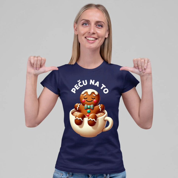 Peču na to  - dámské tričko s potiskem