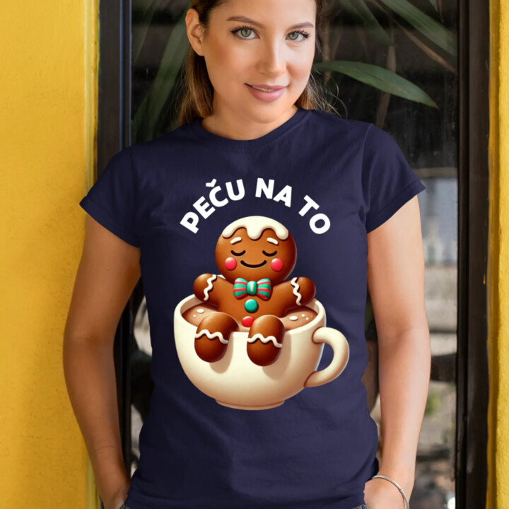 Peču na to  - dámské tričko s potiskem