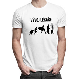 Vývoj lékaře - pánské tričko s potiskem