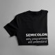 Semicolon only programmers will understand - pánská trička s potiskem