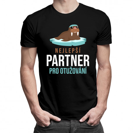 Nejlepší partner pro otužování - pánské tričko s potiskem
