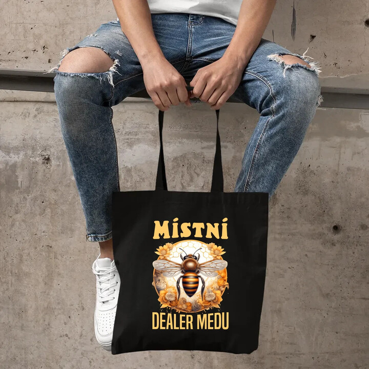Místní dealer medu - taška s potiskem