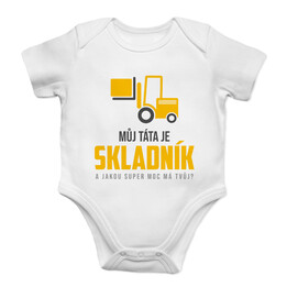 Můj táta je rolník - dětské body s potiskem