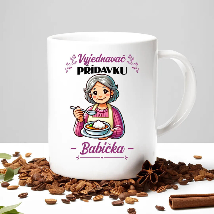 Vyjednavač přídavku - Babička - hrnek s potiskem