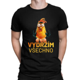 Vydržím všechno - pánské tričko s potiskem