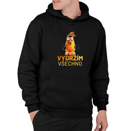 Vydržím všechno - pánská mikina s potiskem