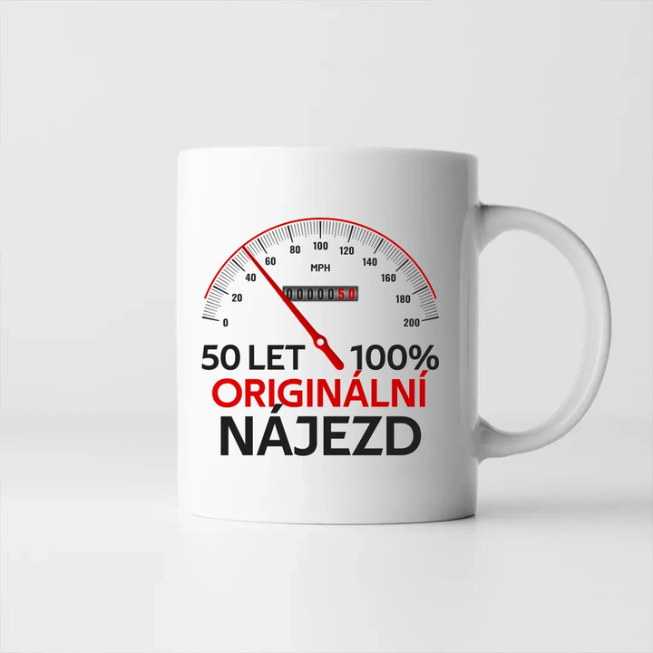100% originální nájezd - hrnek s potiskem - personalizovaný produkt