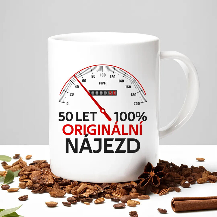 100% originální nájezd - hrnek s potiskem - personalizovaný produkt