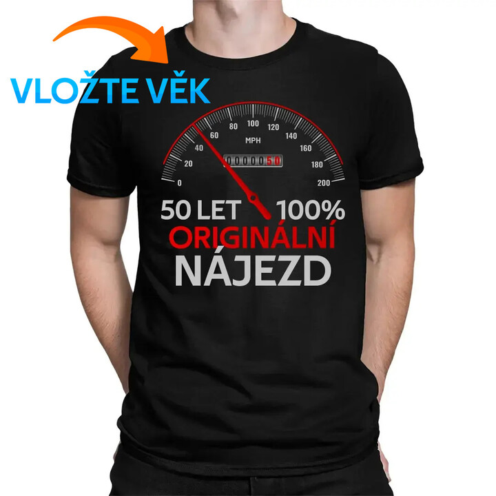 100% originální nájezd - pánské tričko s potiskem - personalizovaný produkt