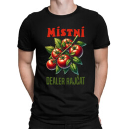 Místní dealer rajčat - pánské tričko s potiskem