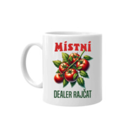 Místní dealer rajčat - hrnek s potiskem