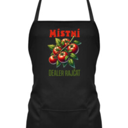 Místní dealer rajčat - zástěra s potiskem