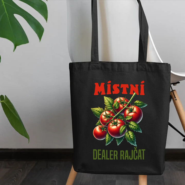 Místní dealer rajčat - taška s potiskem
