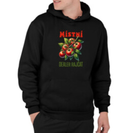 Místní dealer rajčat - pánská mikina s potiskem
