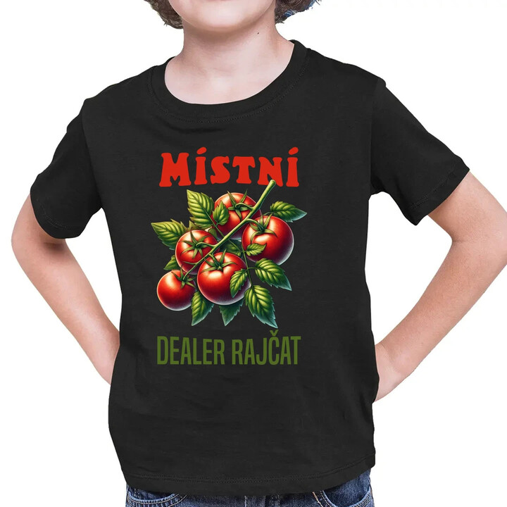 Místní dealer rajčat - dětské tričko s potiskem
