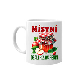 Místní dealer zavařenin - hrnek s potiskem
