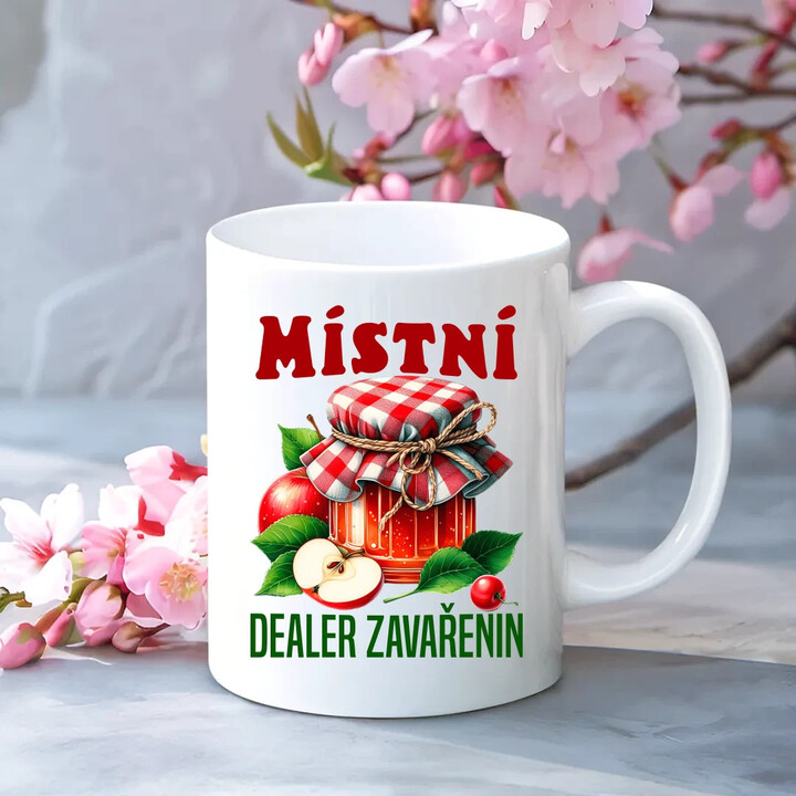 Místní dealer zavařenin - hrnek s potiskem