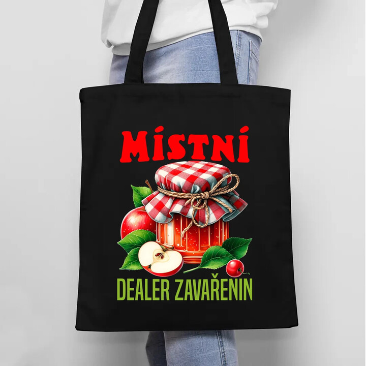 Místní dealer zavařenin - taška s potiskem