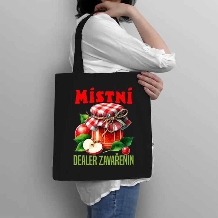 Místní dealer zavařenin - taška s potiskem