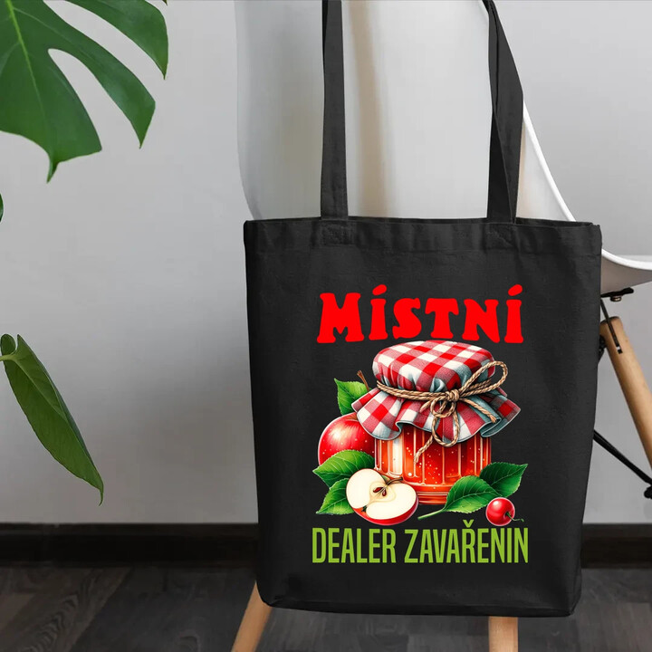 Místní dealer zavařenin - taška s potiskem