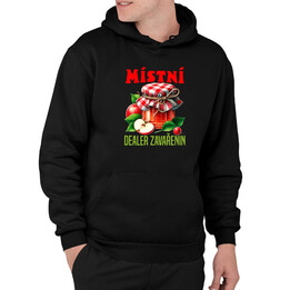 Místní dealer zavařenin - pánská mikina s potiskem