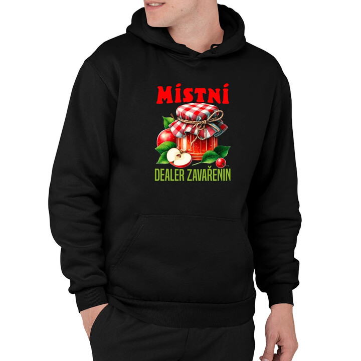Místní dealer zavařenin - pánská mikina s potiskem