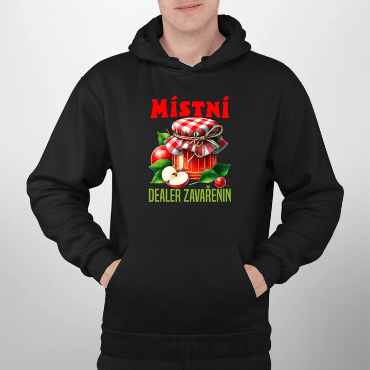 Místní dealer zavařenin - pánská mikina s potiskem
