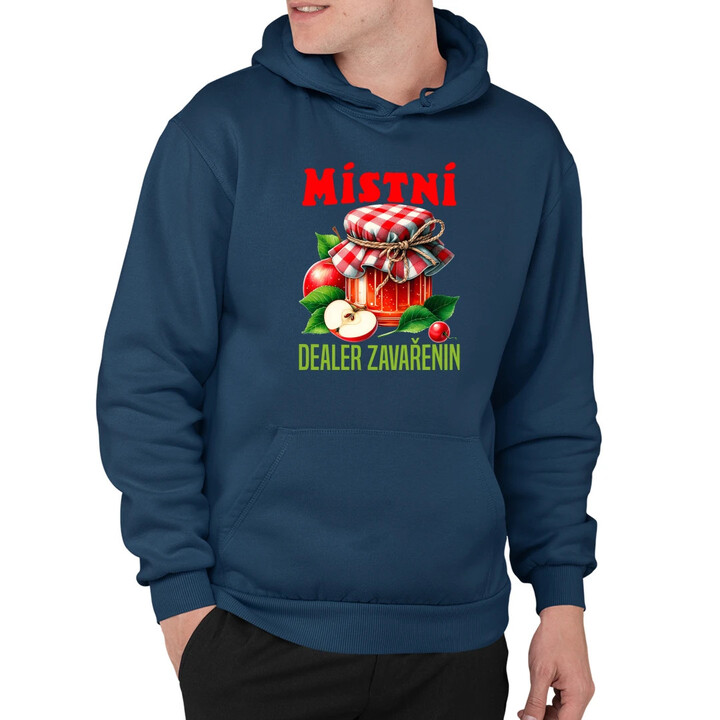 Místní dealer zavařenin - pánská mikina s potiskem