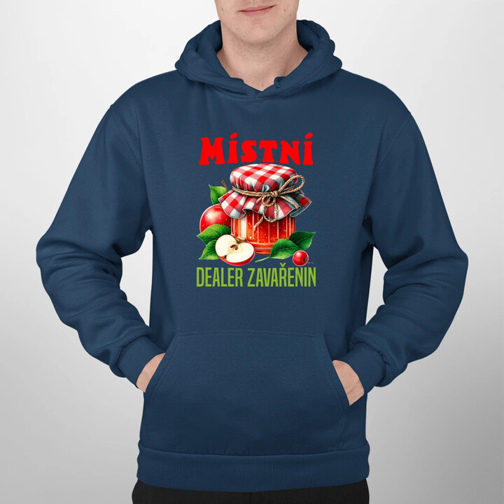 Místní dealer zavařenin - pánská mikina s potiskem