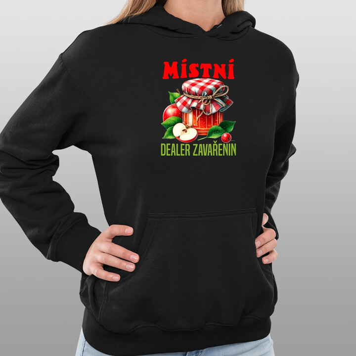 Místní dealer zavařenin - dámská mikina s potiskem