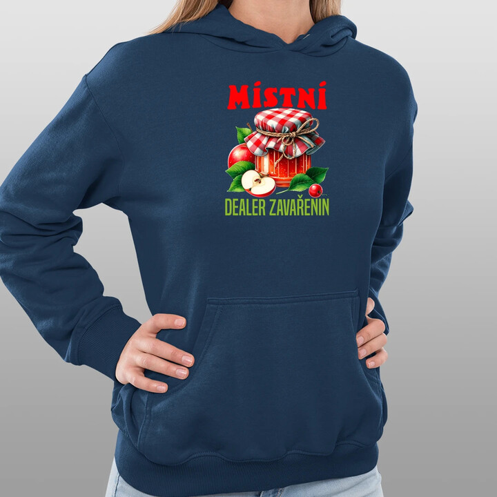 Místní dealer zavařenin - dámská mikina s potiskem