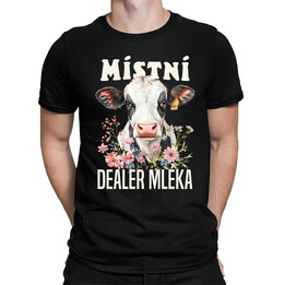 Místní dealer mléka - pánské tričko s potiskem