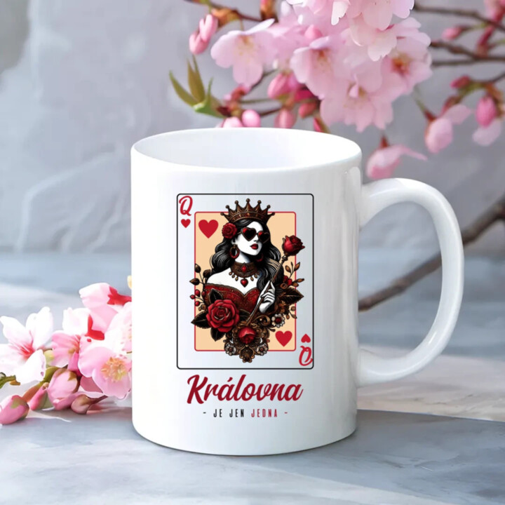 Královna je jen jedna v2 - hrnek s potiskem